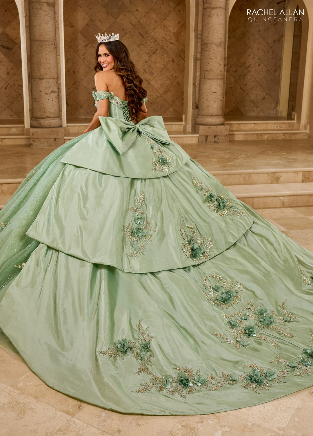 Off Shoulder Quinceanera Dress by Rachel Allan RQ2210