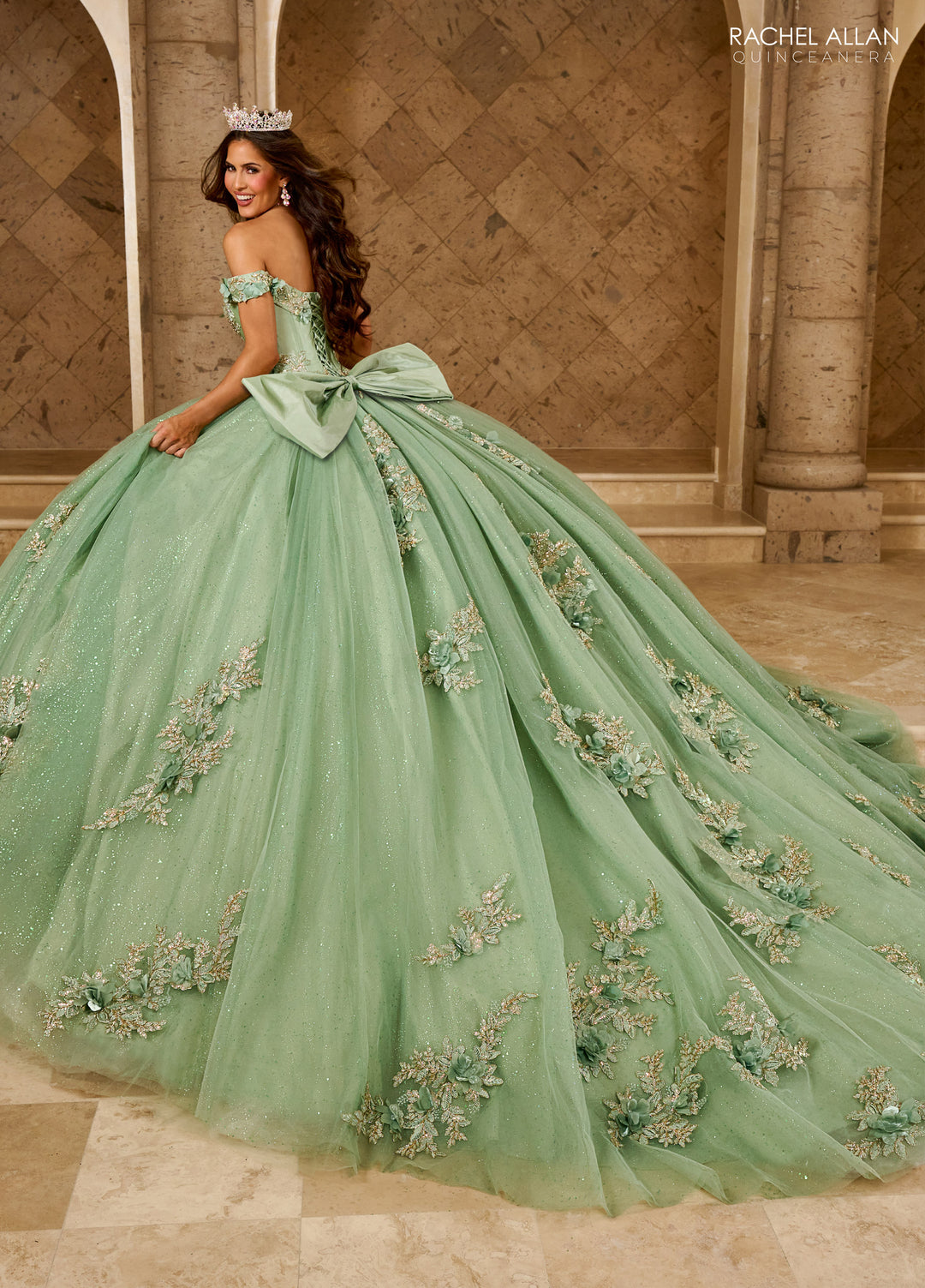 Off Shoulder Quinceanera Dress by Rachel Allan RQ2210