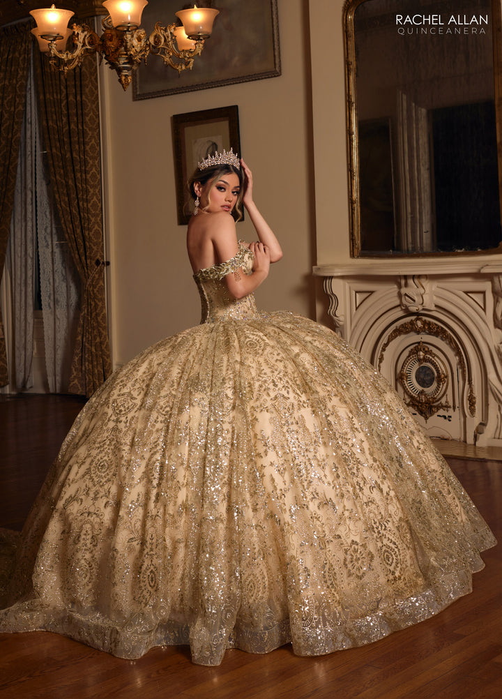 Off Shoulder Quinceanera Dress by Rachel Allan RQ2212