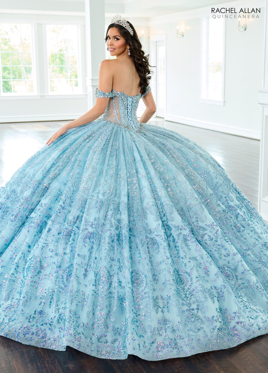 Off Shoulder Quinceanera Dress by Rachel Allan RQ2212