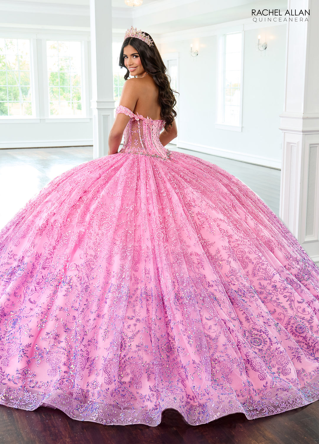 Off Shoulder Quinceanera Dress by Rachel Allan RQ2212