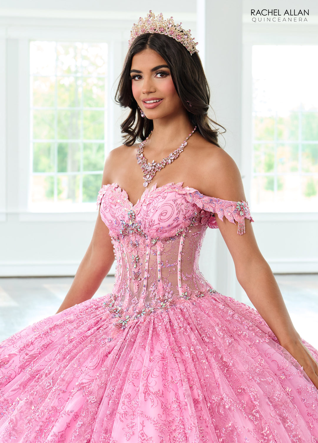 Off Shoulder Quinceanera Dress by Rachel Allan RQ2212