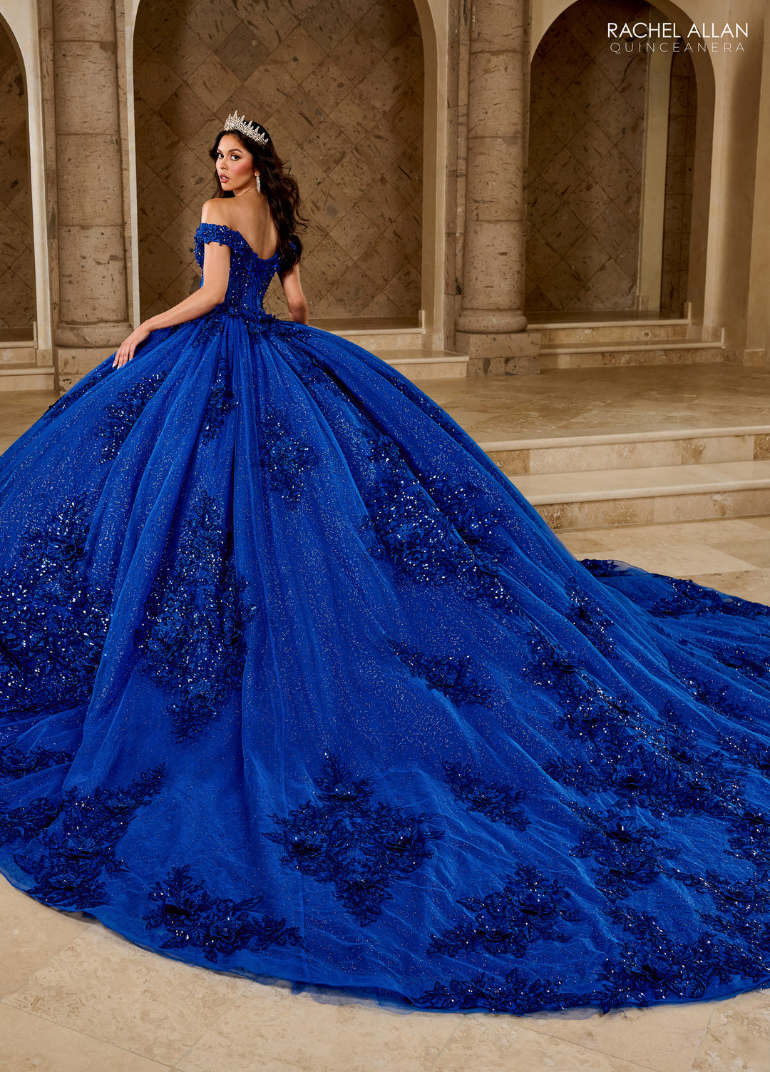 Off Shoulder Quinceanera Dress by Rachel Allan RQ2215