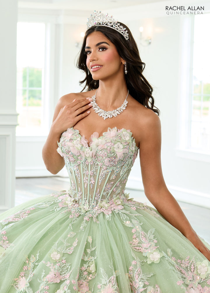 Cape Sleeve Quinceanera Dress by Rachel Allan RQ2216