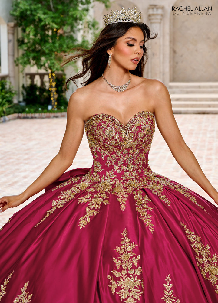 Long Sleeve Quinceanera Dress by Rachel Allan RQ2217