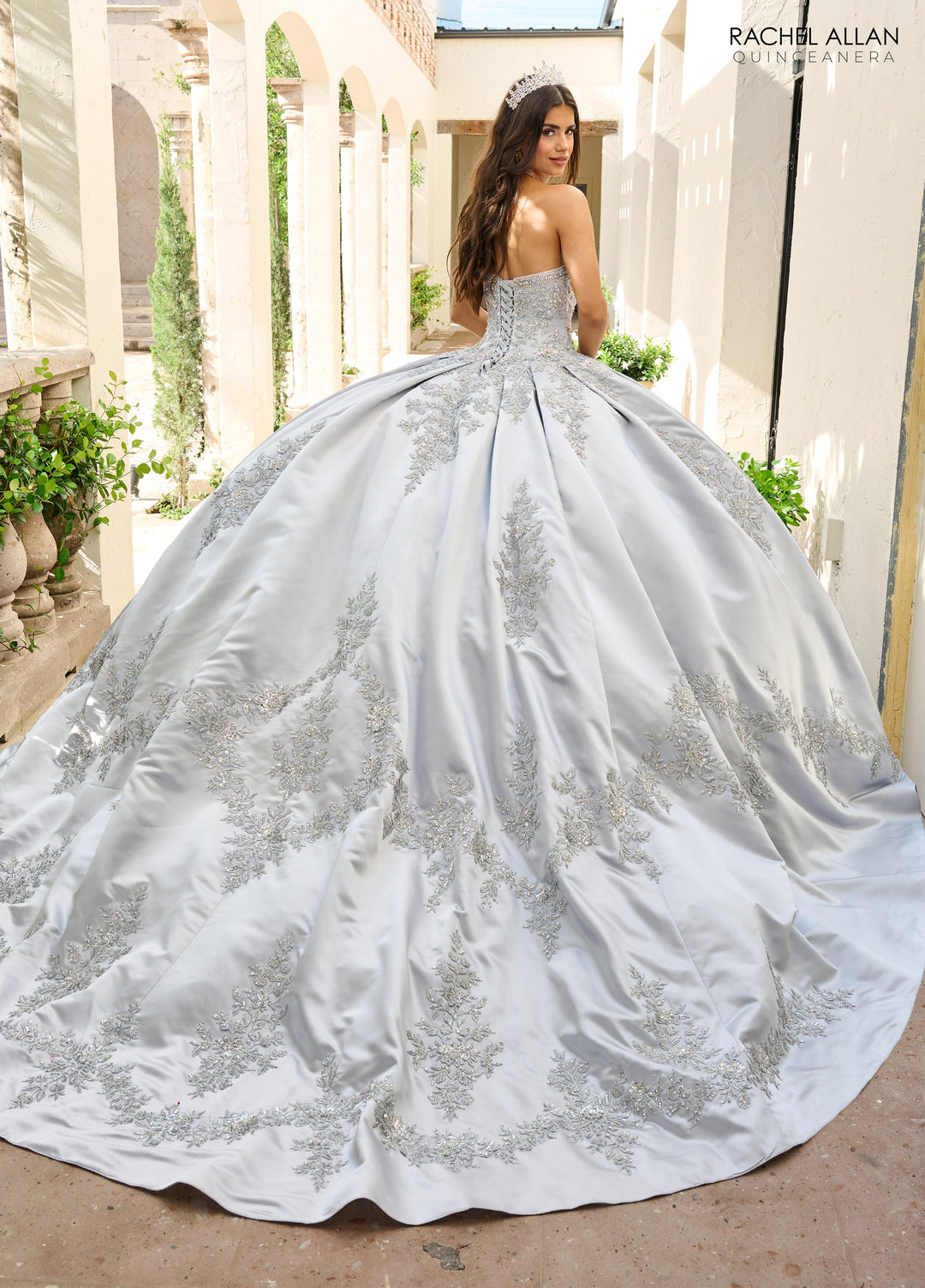 Long Sleeve Quinceanera Dress by Rachel Allan RQ2217