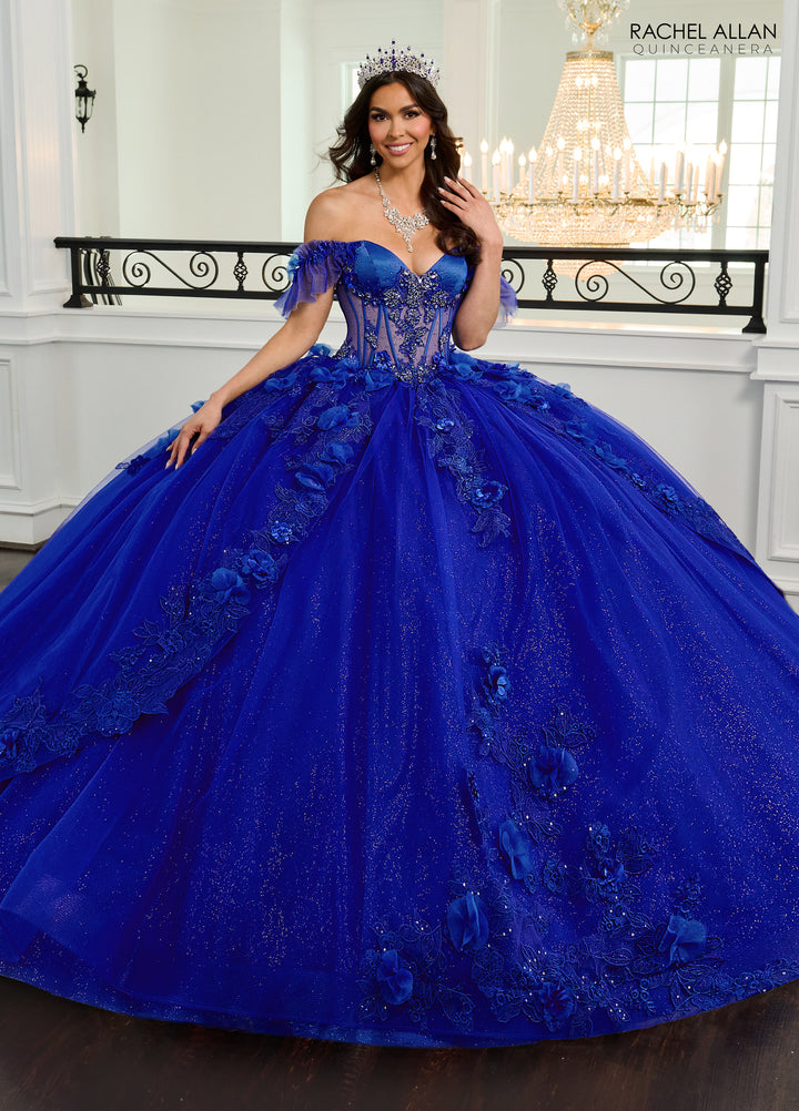 Off Shoulder Quinceanera Dress by Rachel Allan RQ2220