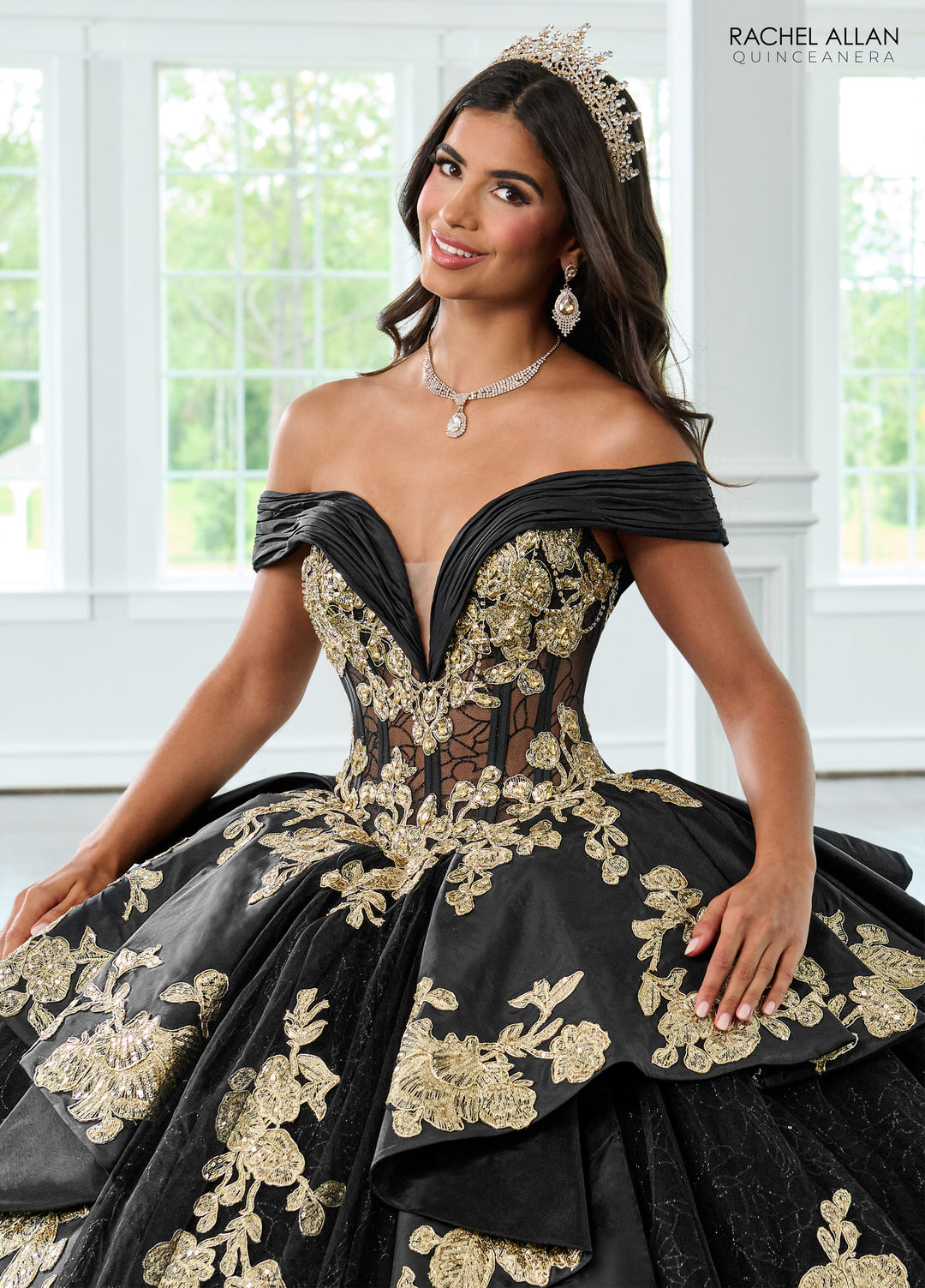 Off Shoulder Quinceanera Dress by Rachel Allan RQ2222