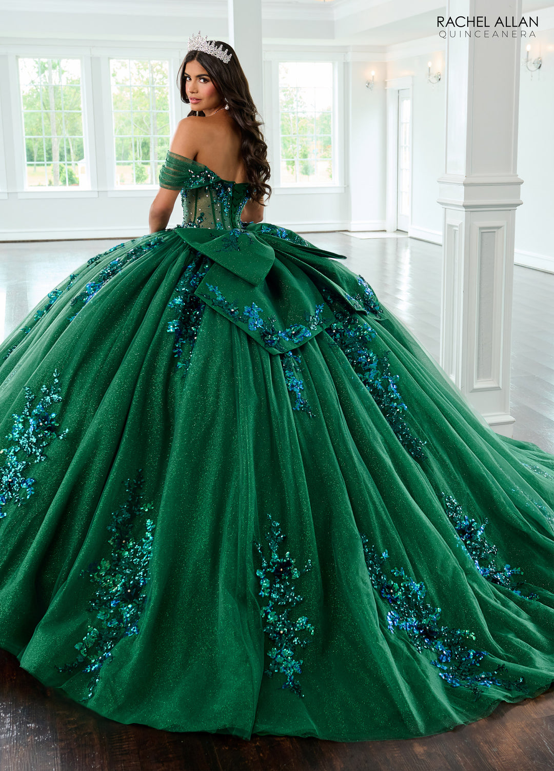 Sheer Corset Quinceanera Dress by Rachel Allan RQ2224