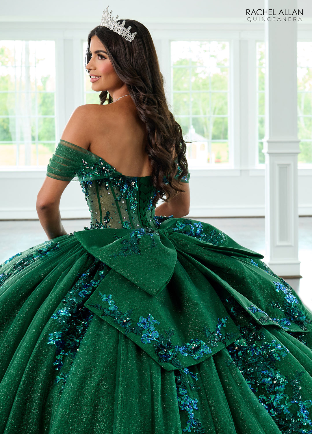 Sheer Corset Quinceanera Dress by Rachel Allan RQ2224