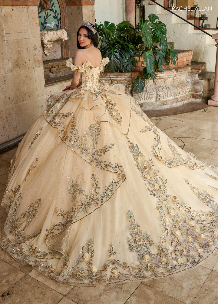 Off Shoulder Quinceanera Dress by Rachel Allan RQ3137