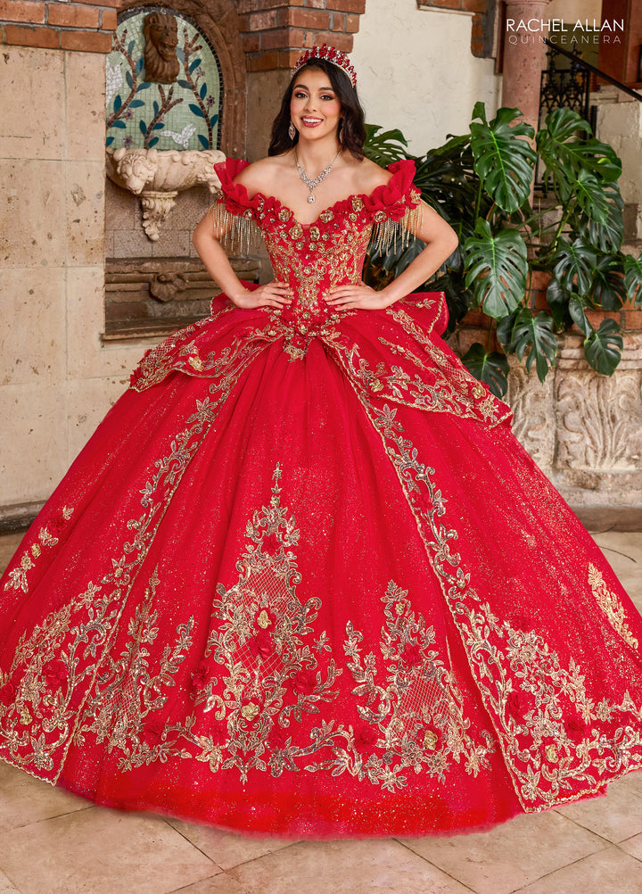 Off Shoulder Quinceanera Dress by Rachel Allan RQ3137