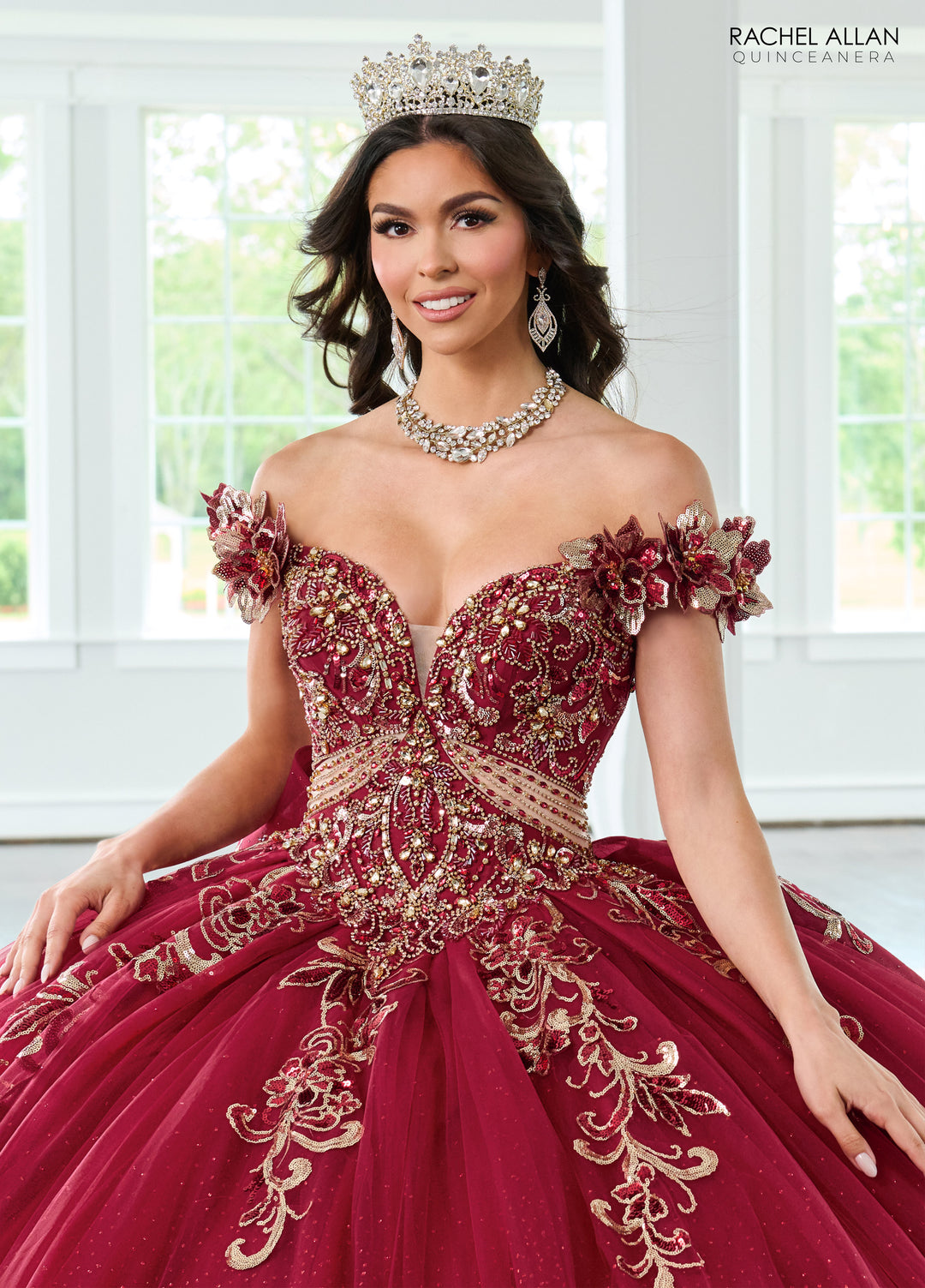 Off Shoulder Quinceanera Dress by Rachel Allan RQ3145