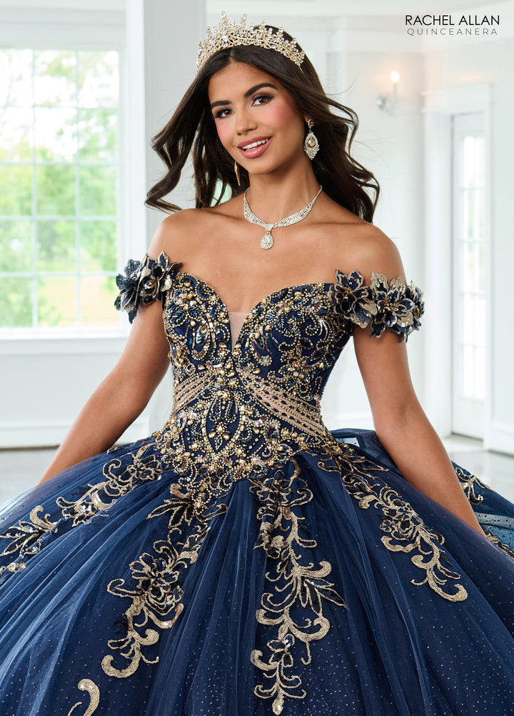 Off Shoulder Quinceanera Dress by Rachel Allan RQ3145