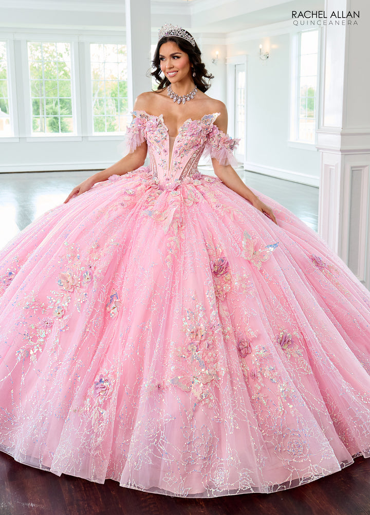 3D Butterflies Quinceanera Dress by Rachel Allan RQ3149