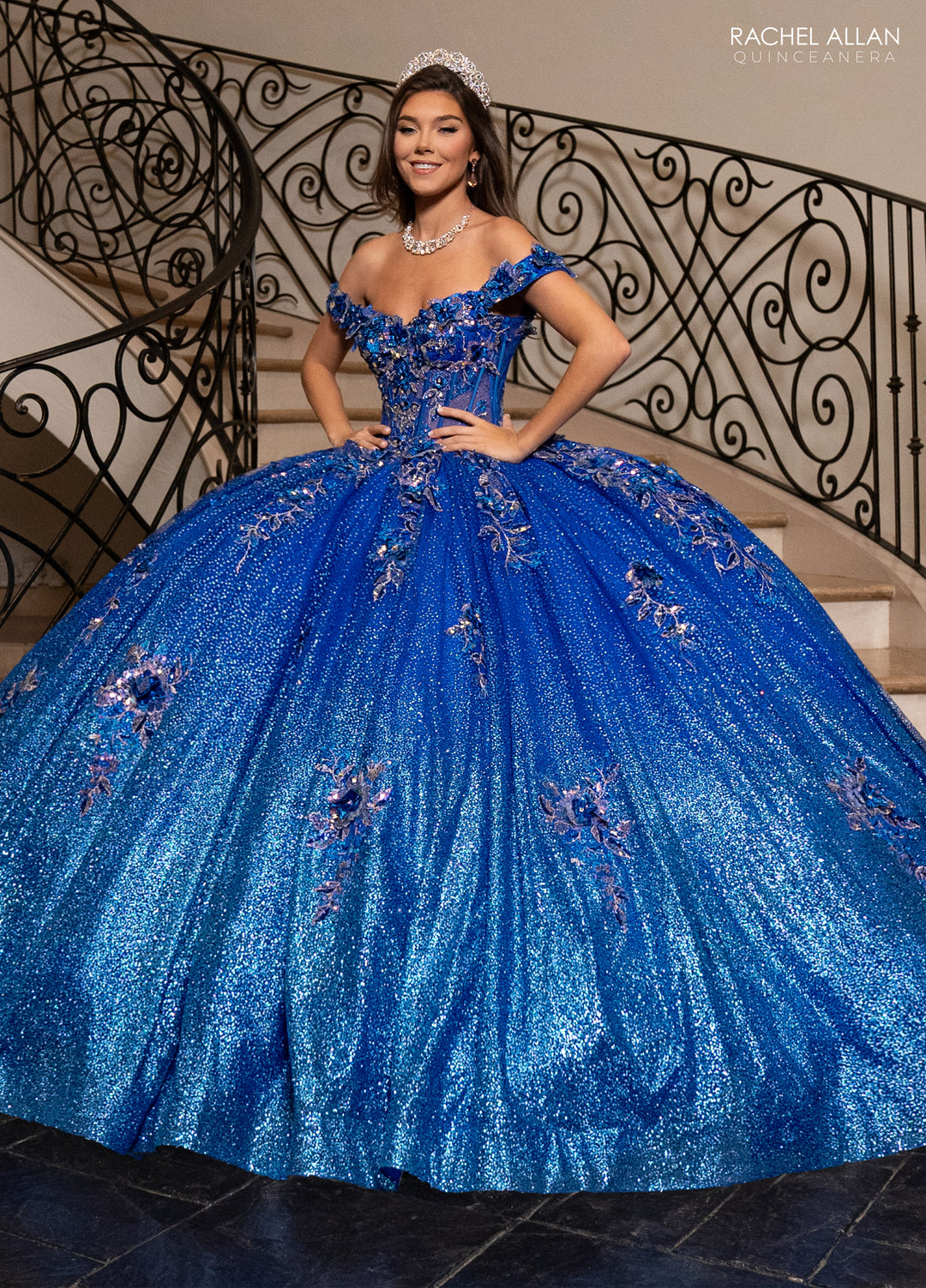 Off Shoulder Quinceanera Dress by Rachel Allan RQ3150