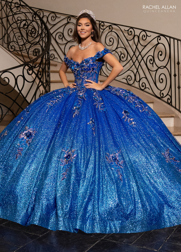 Off Shoulder Quinceanera Dress by Rachel Allan RQ3150