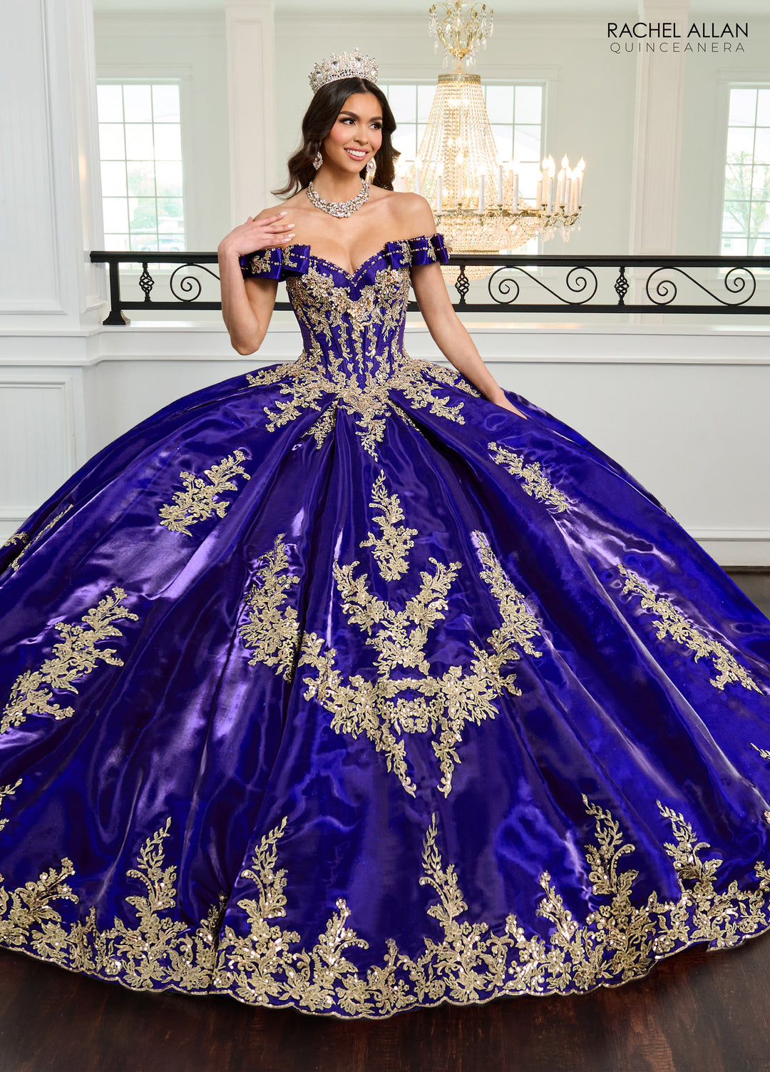 Off Shoulder Quinceanera Dress by Rachel Allan RQ3151