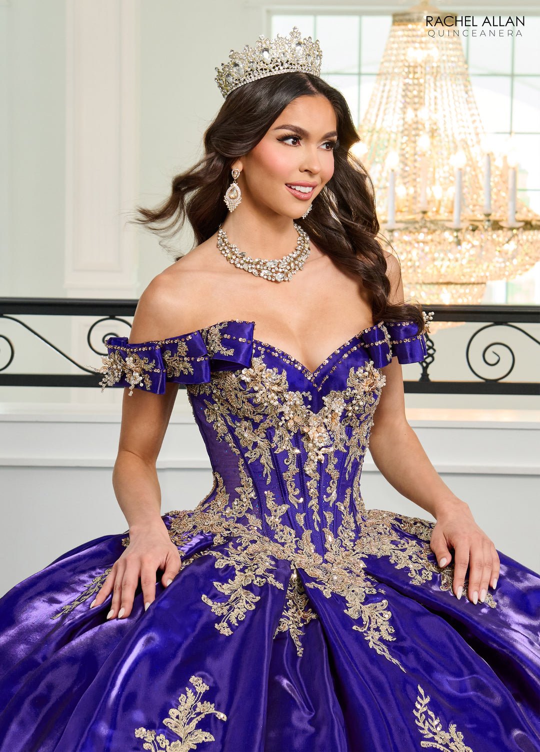 Off Shoulder Quinceanera Dress by Rachel Allan RQ3151