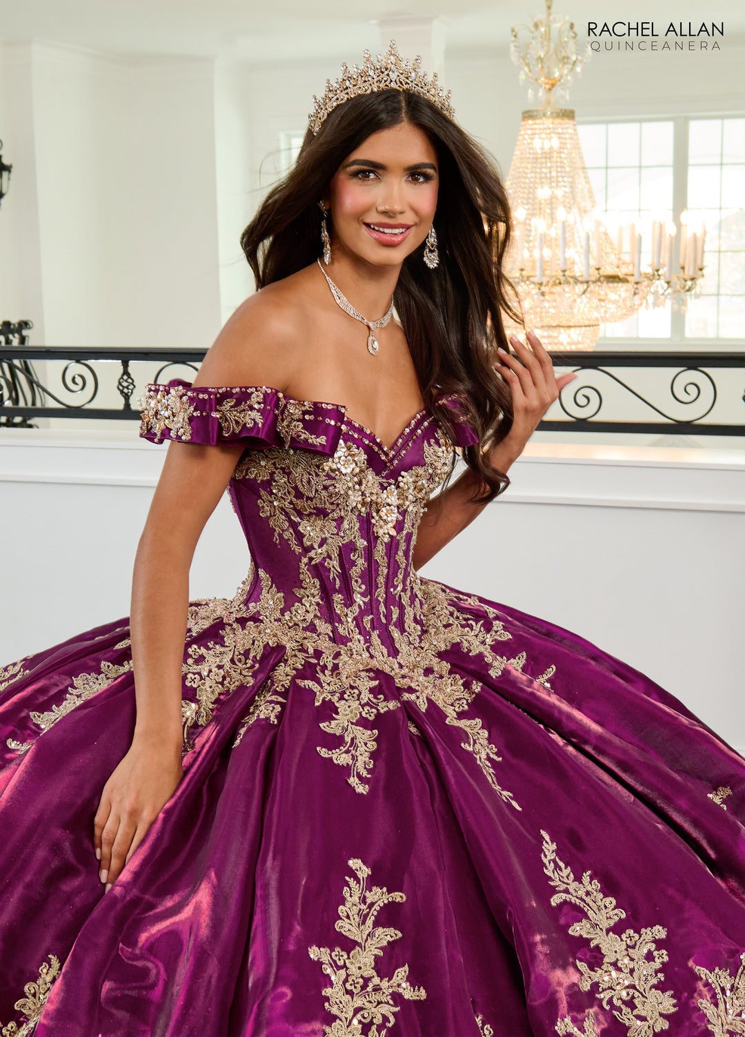 Off Shoulder Quinceanera Dress by Rachel Allan RQ3151