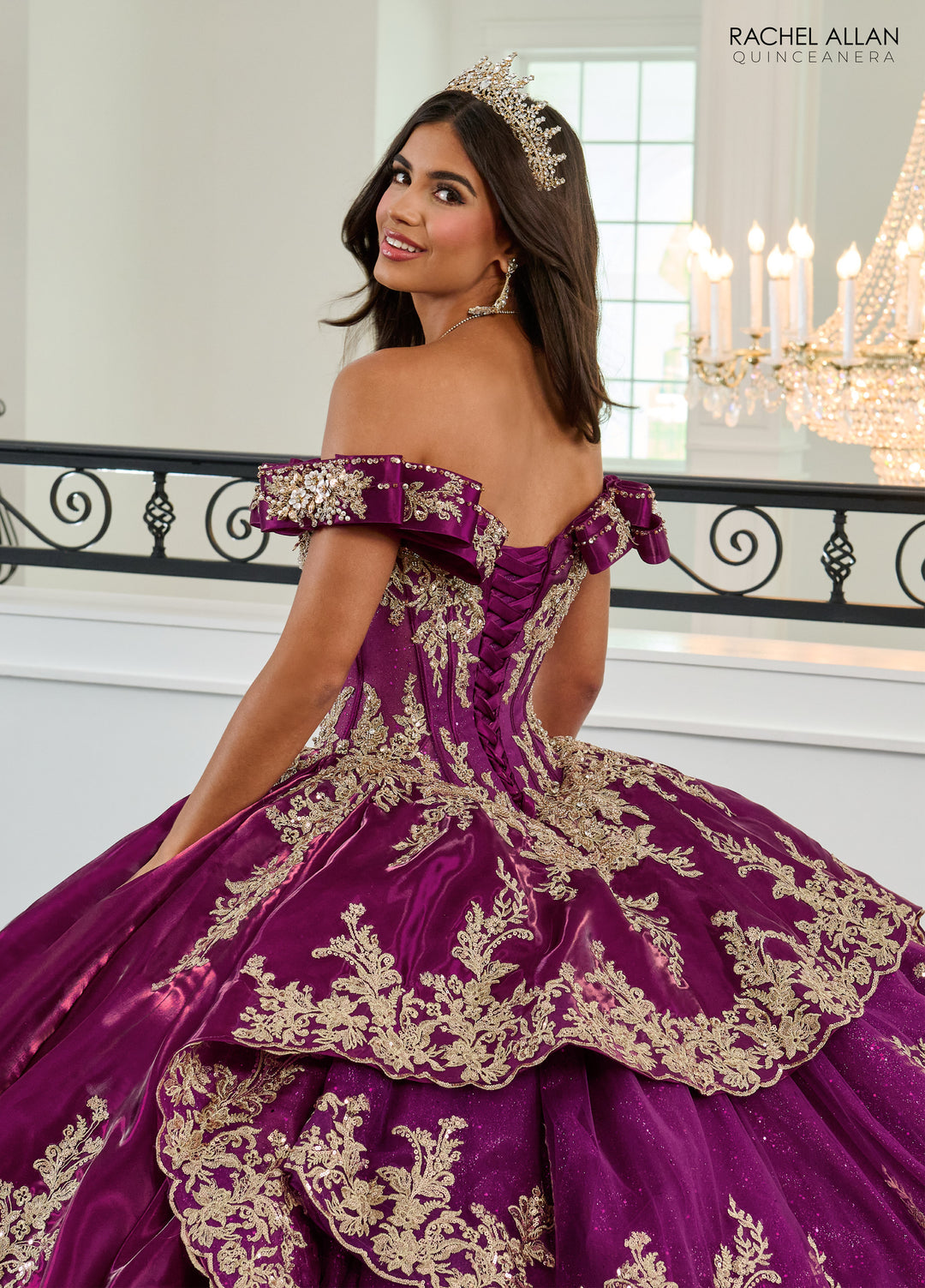 Off Shoulder Quinceanera Dress by Rachel Allan RQ3151