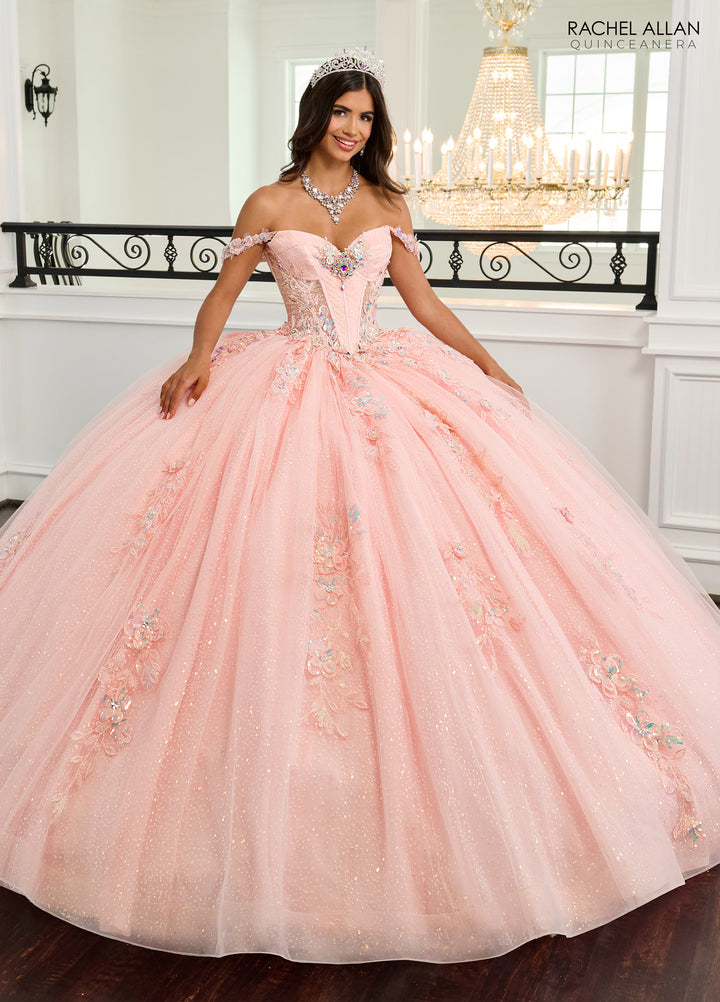 Off Shoulder Quinceanera Dress by Rachel Allan RQ3154