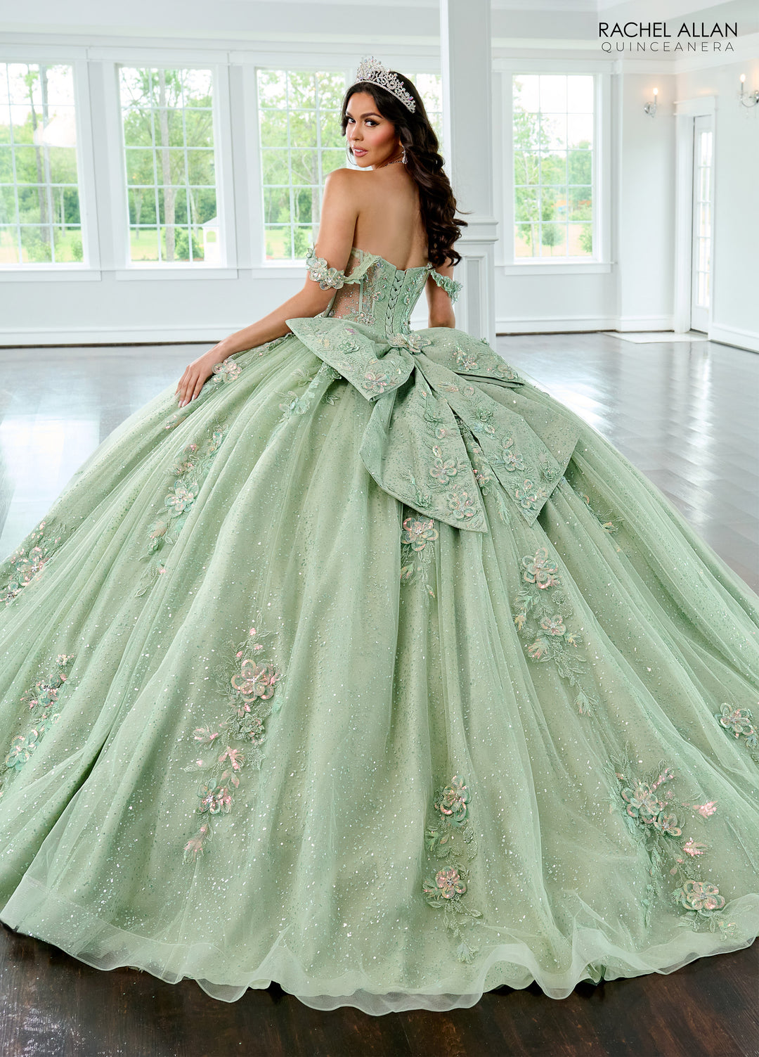 Off Shoulder Quinceanera Dress by Rachel Allan RQ3154