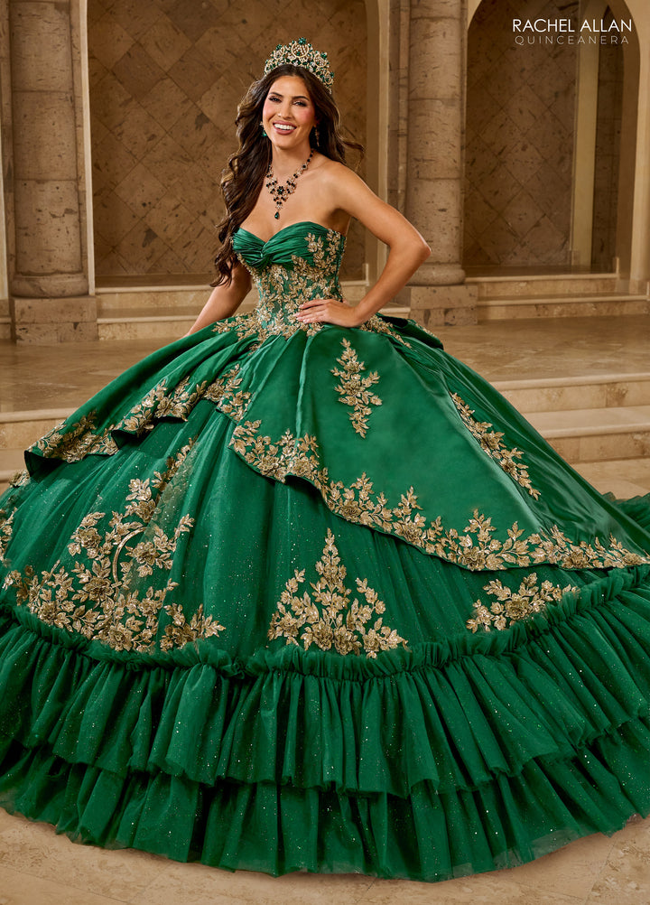 Charro Strapless Quinceanera Dress by Rachel Allan RQ5010