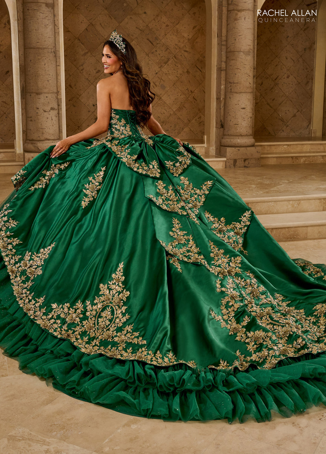 Charro Strapless Quinceanera Dress by Rachel Allan RQ5010