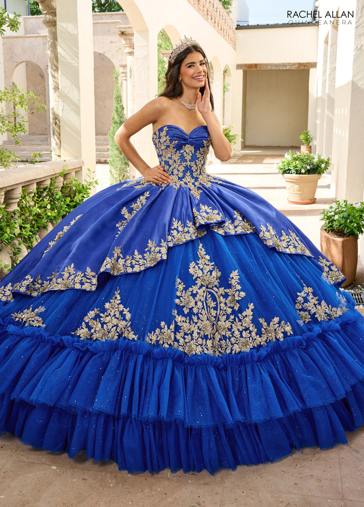 Charro Strapless Quinceanera Dress by Rachel Allan RQ5010