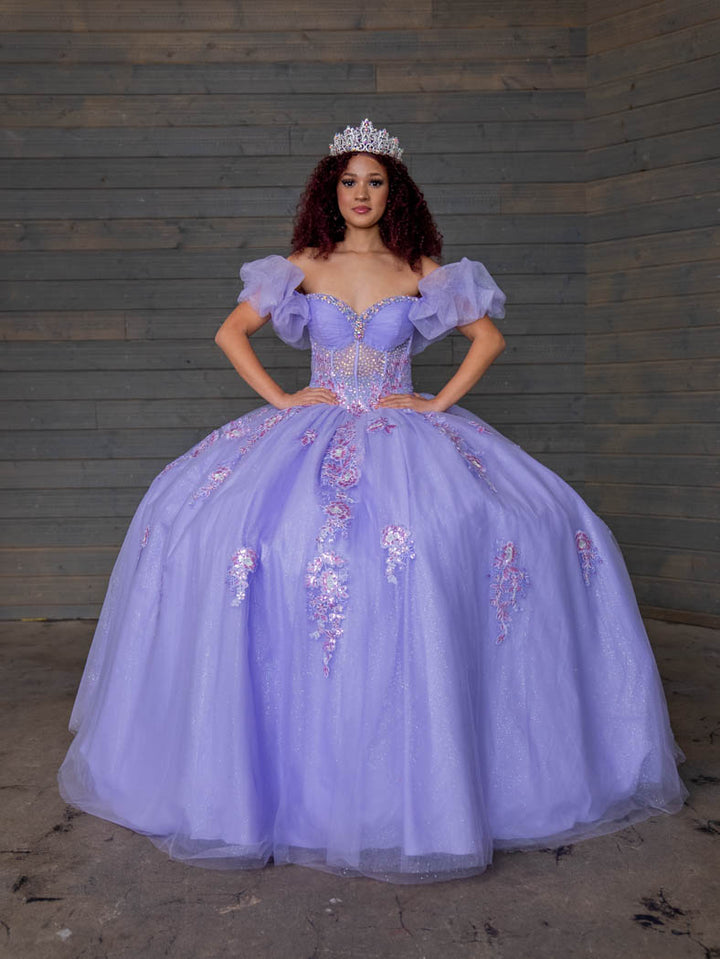 Off Shoulder Corset Ball Gown by Calla SCL30012