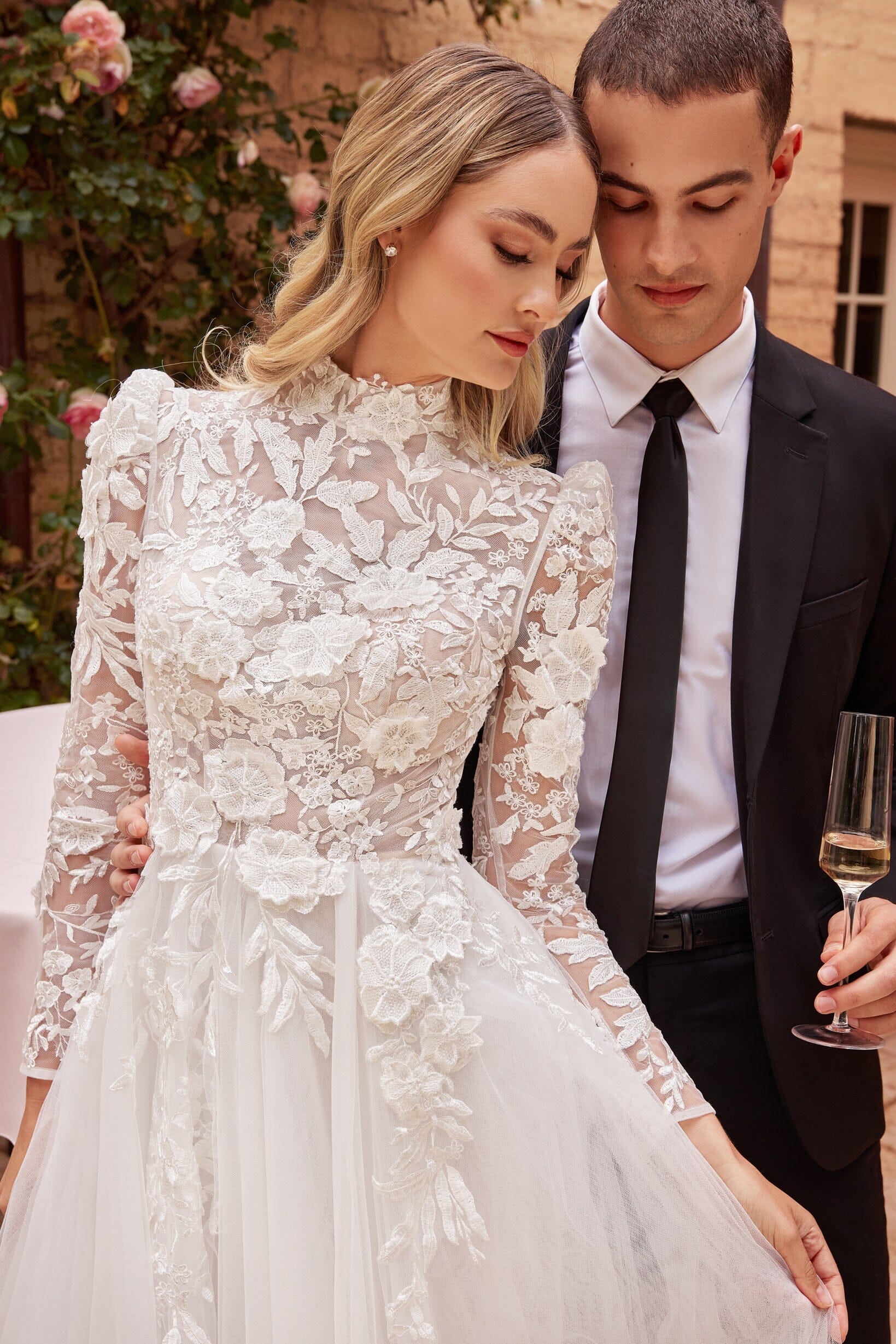 Off white bridal dresses best sale