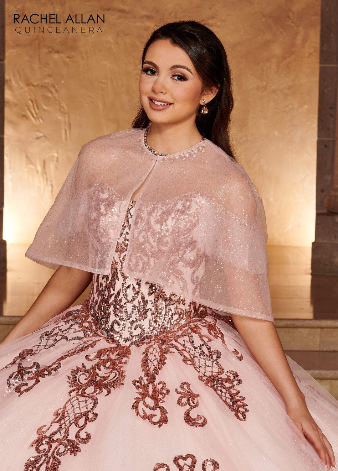 Applique Off Shoulder Quinceanera Dress by Rachel Allan RQ2166