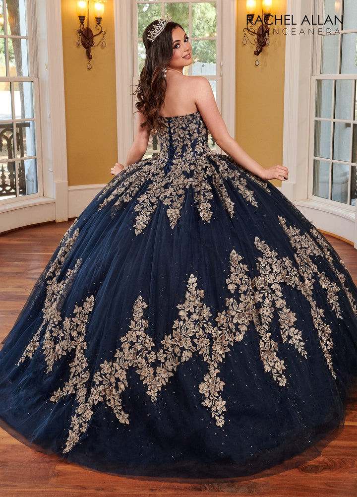 Applique Sweetheart Quinceanera Dress by Rachel Allan RQ1115