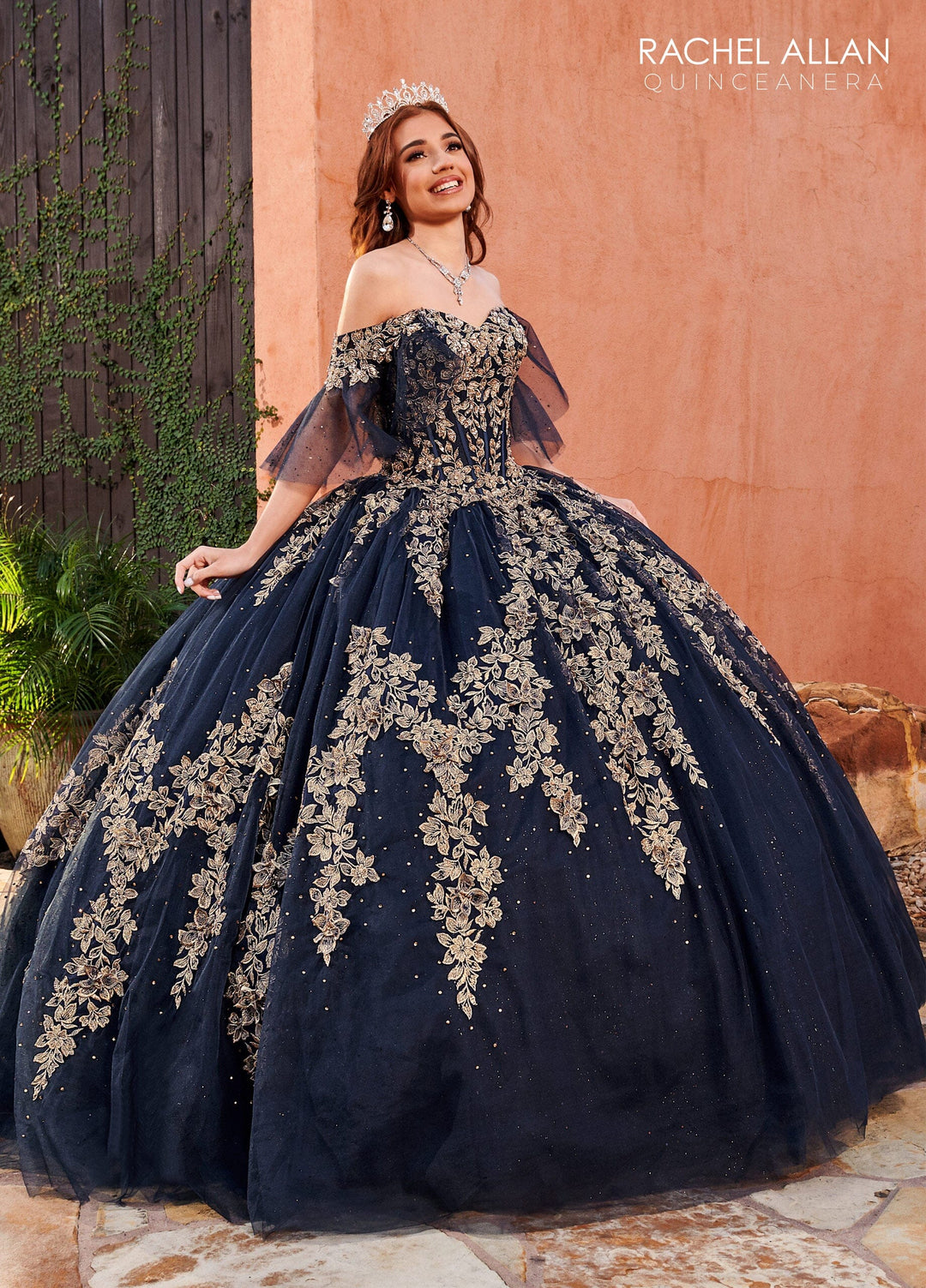 Applique Sweetheart Quinceanera Dress by Rachel Allan RQ1115