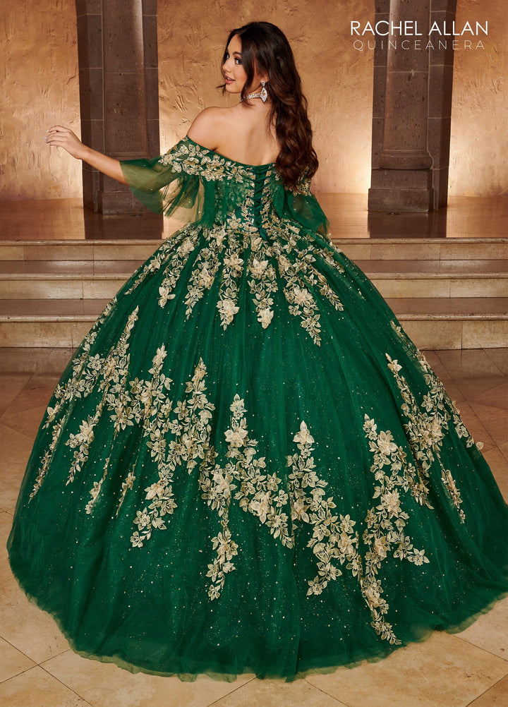 Applique Sweetheart Quinceanera Dress by Rachel Allan RQ1115