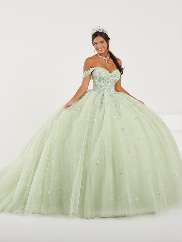 Beaded Off Shoulder Quinceanera Dress by Fiesta Gowns 56490 – ABC Fashion