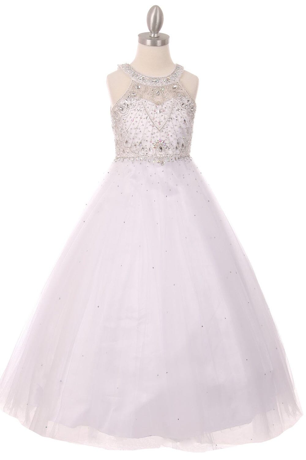 Beaded Sleeveless Ball Gown by Cinderella Couture 5027