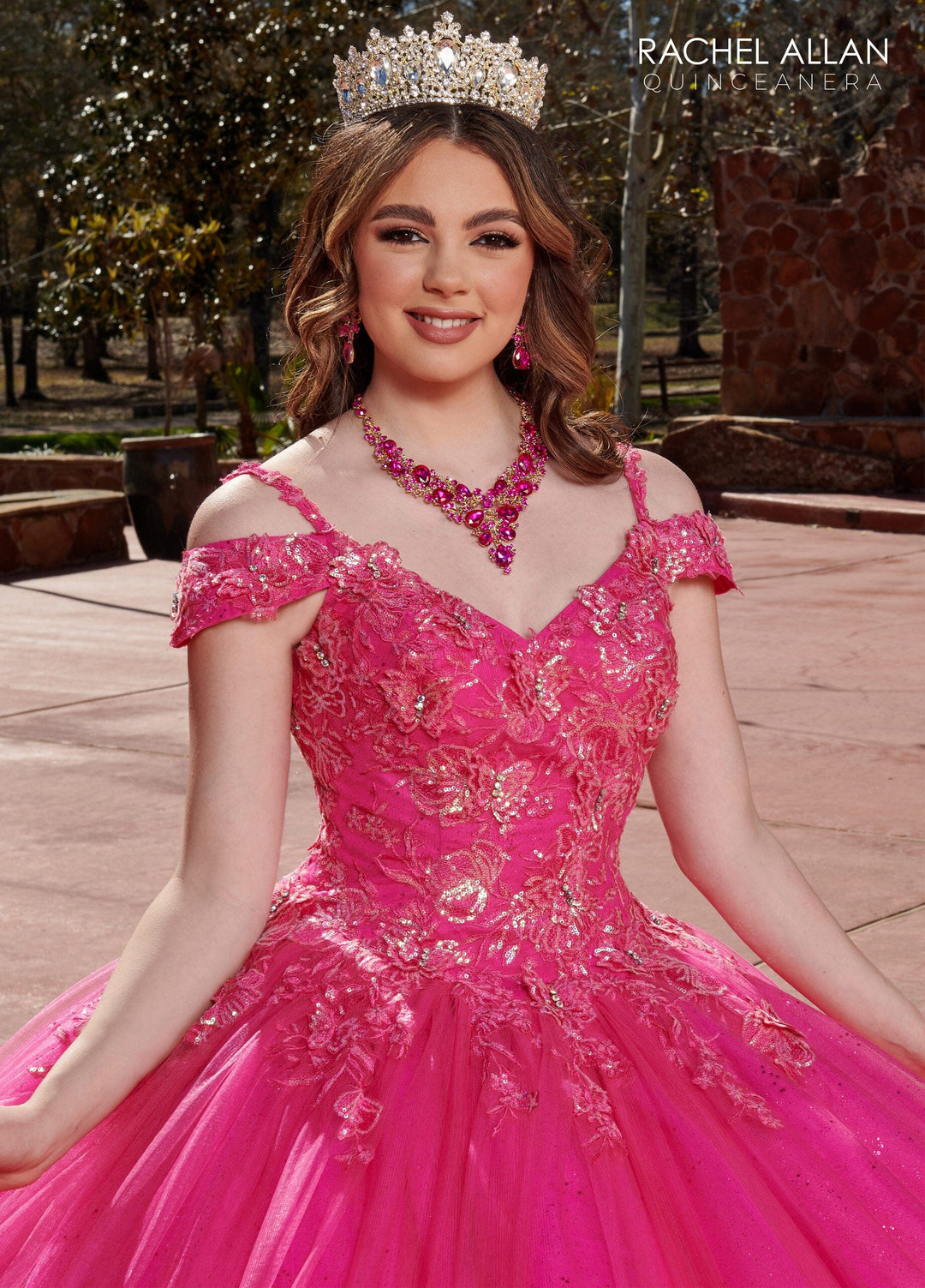 Cold Shoulder Quinceanera Dress by Rachel Allan RQ1126