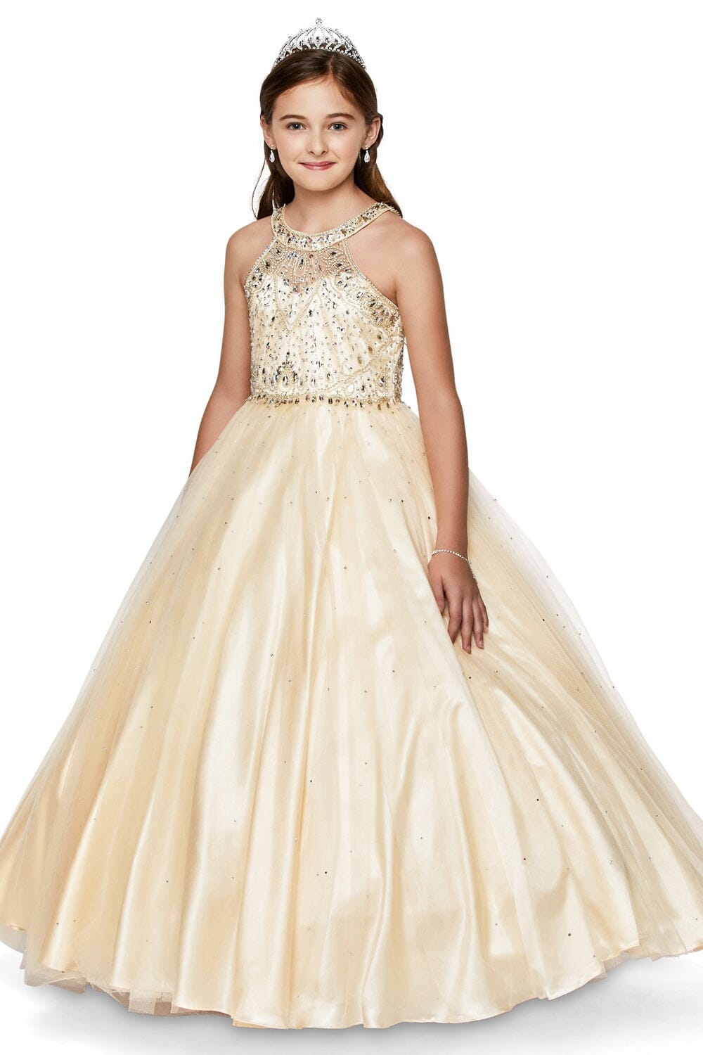 Gold junior bridesmaid dresses on sale