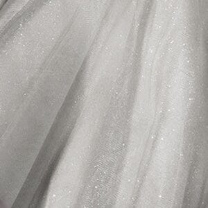 Glitter Print V-Neck Mermaid Dress by Adora 3053N - Outlet