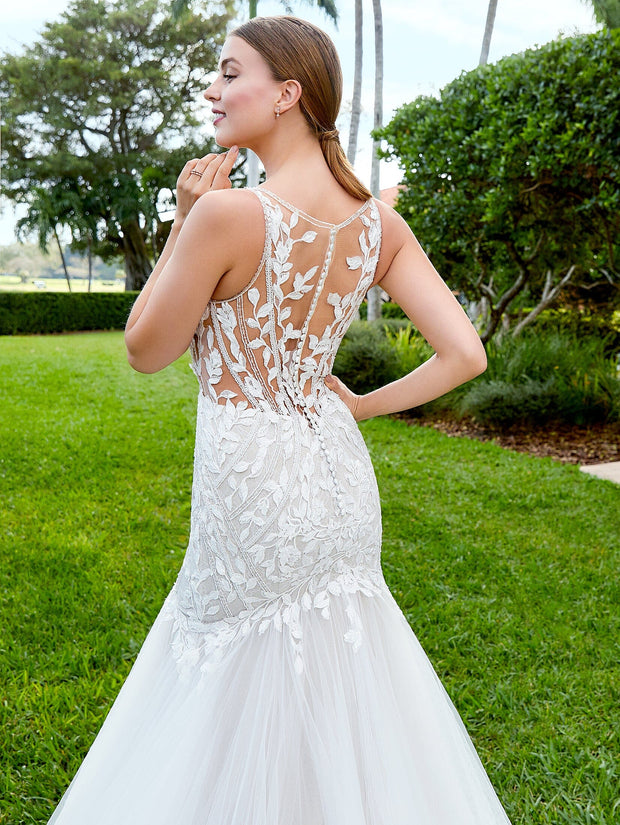 Lace Mermaid Wedding Dress by Adrianna Papell 31176 ABC Fashion