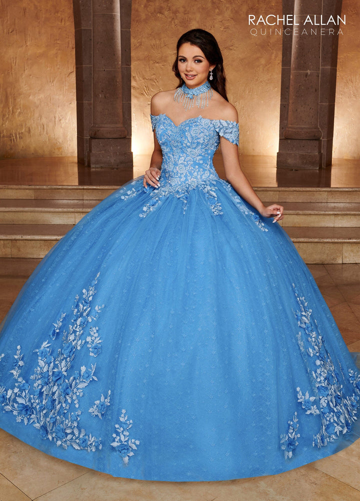 Lace Sweetheart Quinceanera Dress by Rachel Allan RQ1112