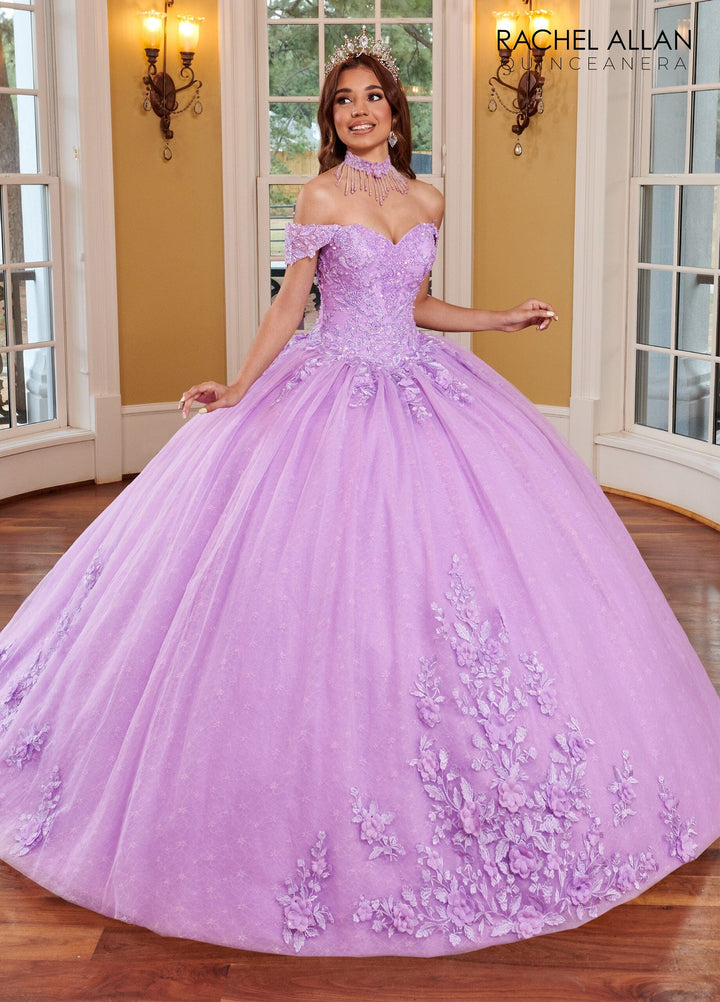 Lace Sweetheart Quinceanera Dress by Rachel Allan RQ1112