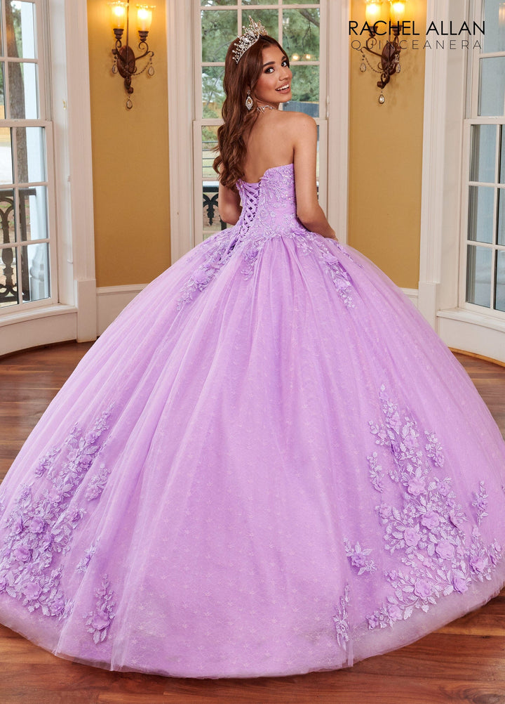 Lace Sweetheart Quinceanera Dress by Rachel Allan RQ1112