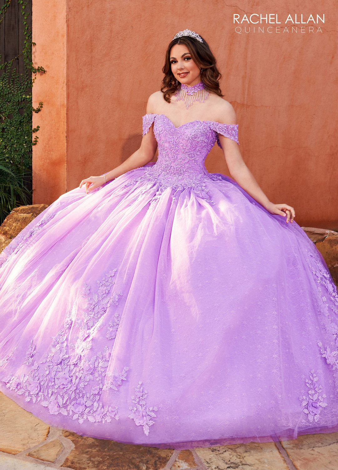 Lace Sweetheart Quinceanera Dress by Rachel Allan RQ1112