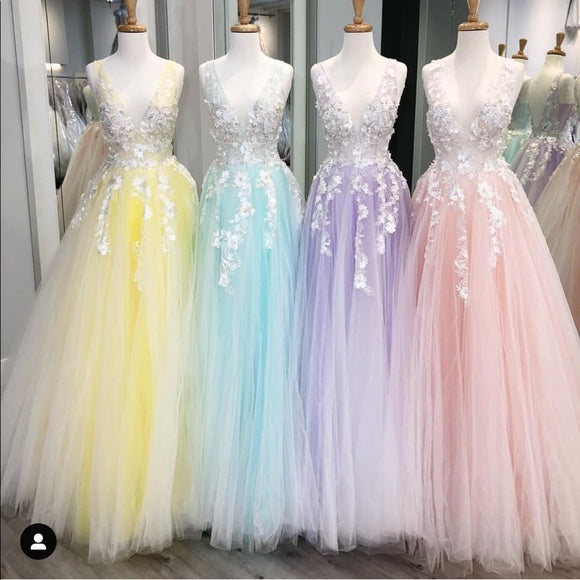 Tulle Sleeveless A-line Gown by Jovani 55634