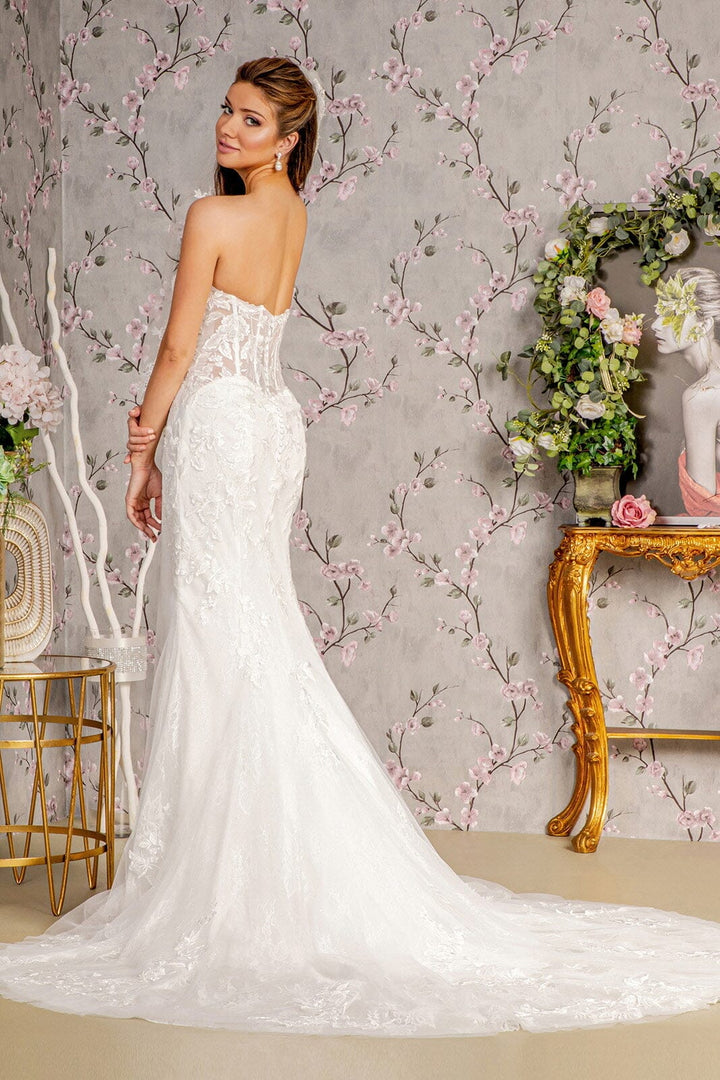 Off Shoulder Corset Bridal Mermaid Gown by GLS Gloria GL3488