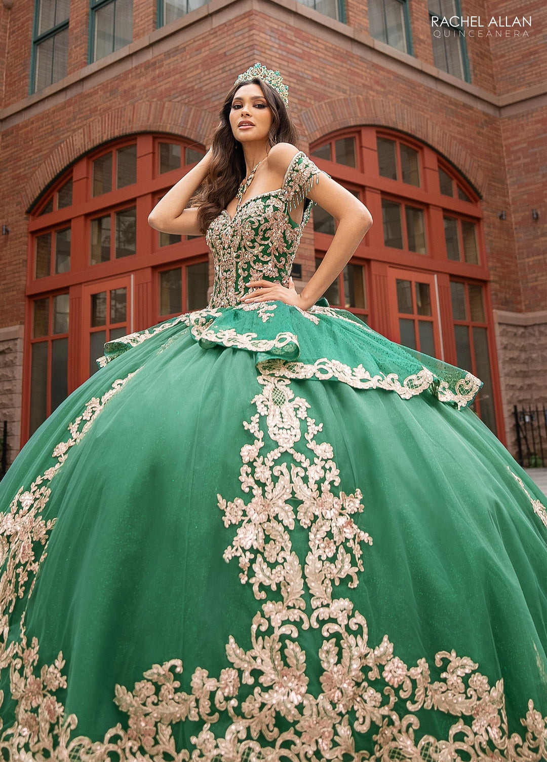 Off Shoulder Fringe Quinceanera Dress by Rachel Allan RQ3129