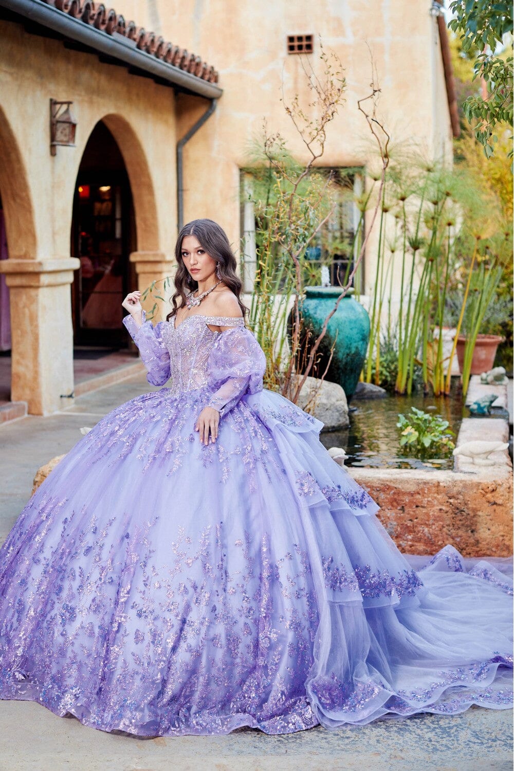 Gold Quinceanera Dresses Tagged Purple ABC Fashion